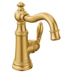 Bath Brushed Gold Brass / Gold Faucets