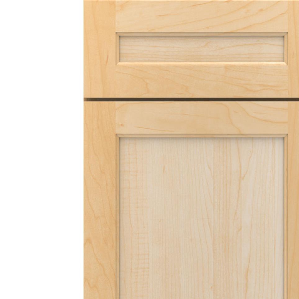 Square Natural Light Finish Square Cabinets