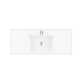 Base with Sink Top Glossy White White Vanities