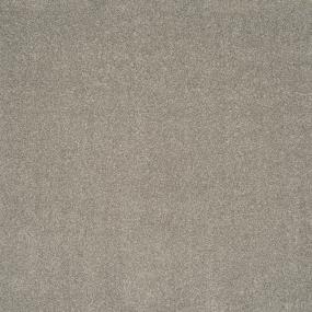 Textured Saxony Half Moon Crest Gray Carpet