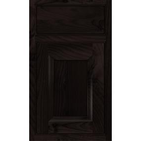 Square Beaded Teaberry Dark Finish Square Cabinets