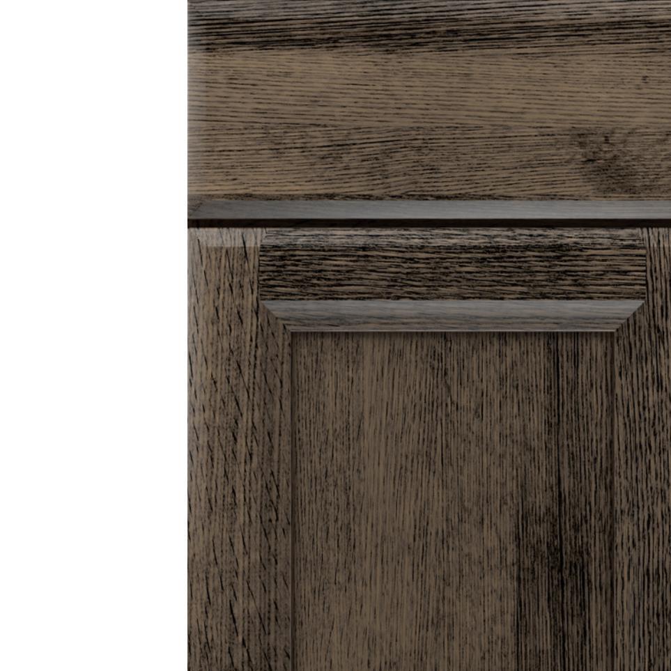 Square Cliff Relic Dark Finish Square Cabinets