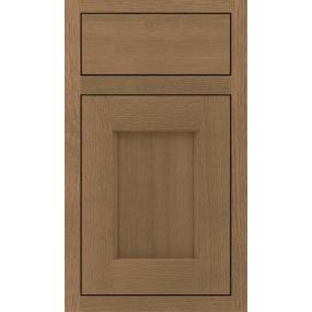 Square Gunny Medium Finish Square Cabinets