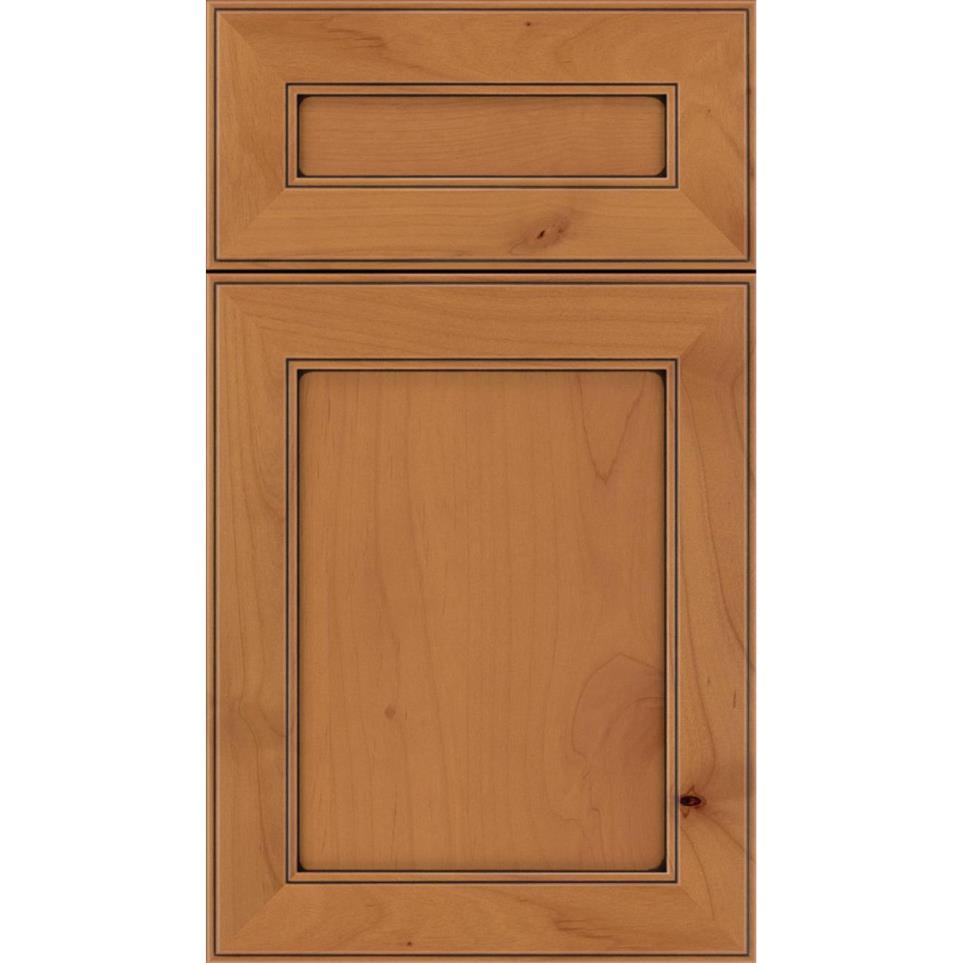 Square Ginger Mocha Glaze Glaze - Stain Square Cabinets