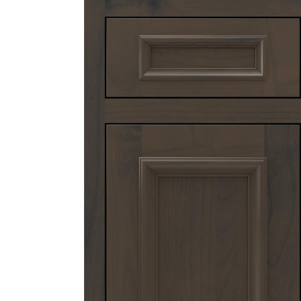 Square Shadow Dark Finish Square Cabinets