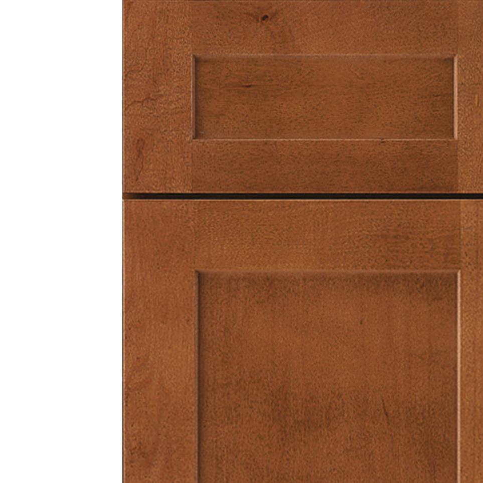 Square Toffee Medium Finish Square Cabinets