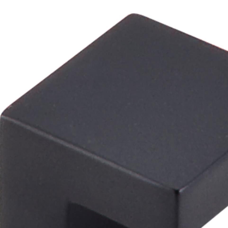 Knob Flat Black Black Knobs