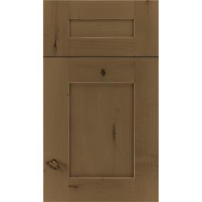 Square Frappe Medium Finish Square Cabinets