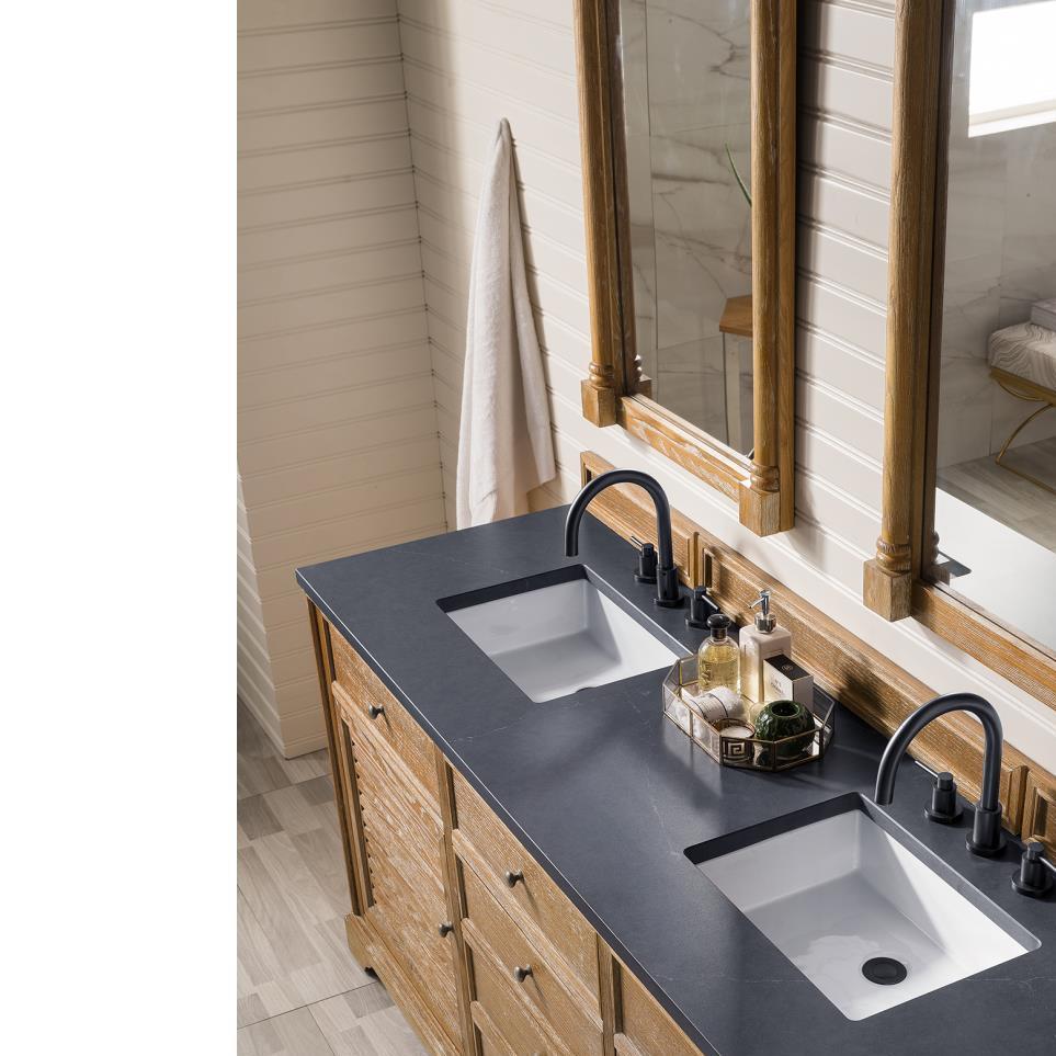 Base with Sink Top Driftwood Medium Finish Vanities