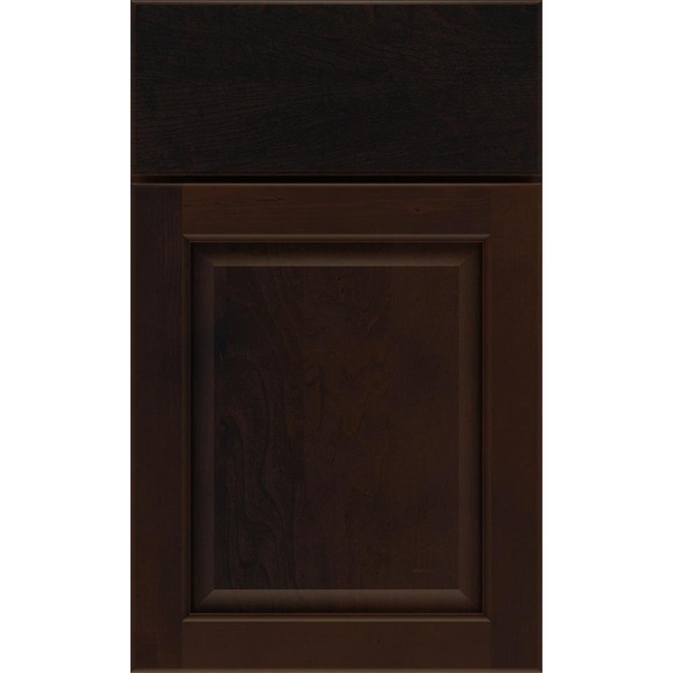 Square Chocolate Dark Finish Square Cabinets