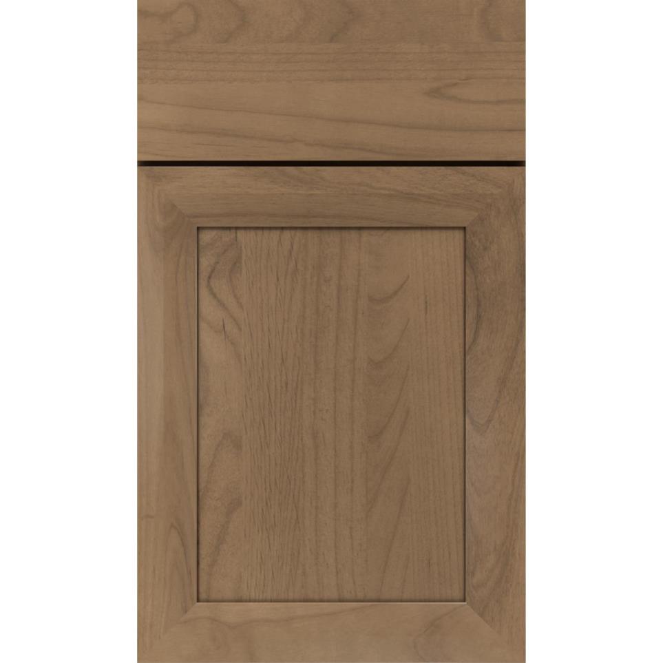 Square Buckskin Medium Finish Square Cabinets