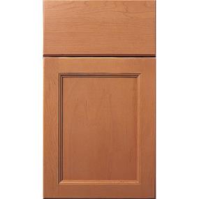 Square Ginger Light Finish Square Cabinets