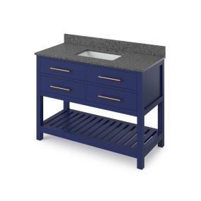 Base with Sink Top Hale Blue Blue / Purple Vanities