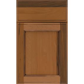 Square Coffee Medium Finish Square Cabinets