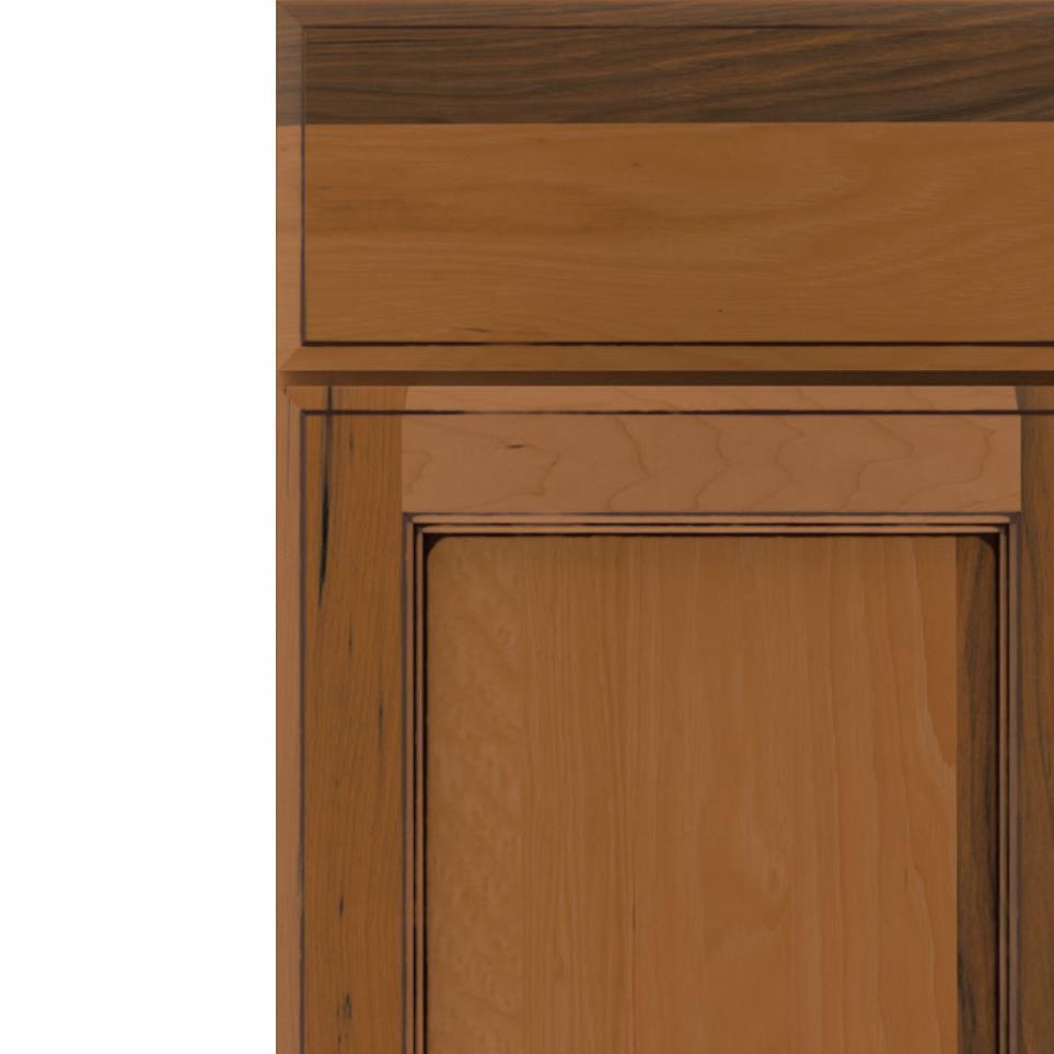 Square Coffee Medium Finish Square Cabinets