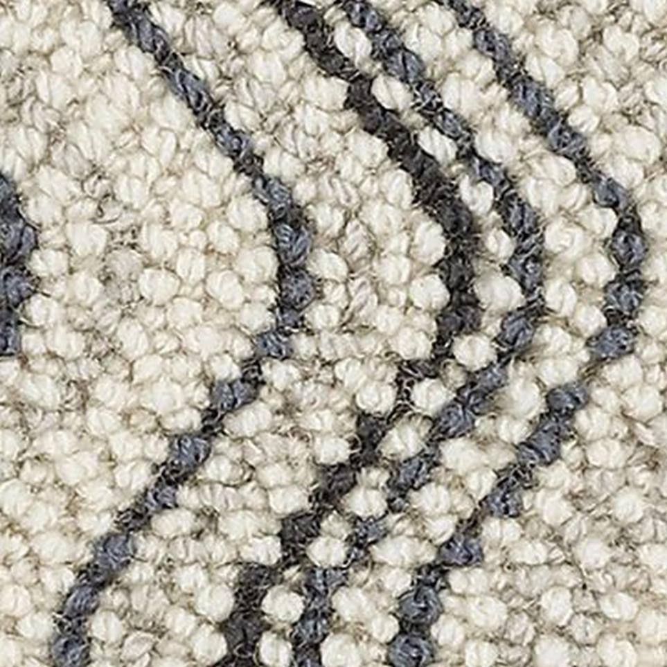 Pattern Ocean Wave Blue Carpet