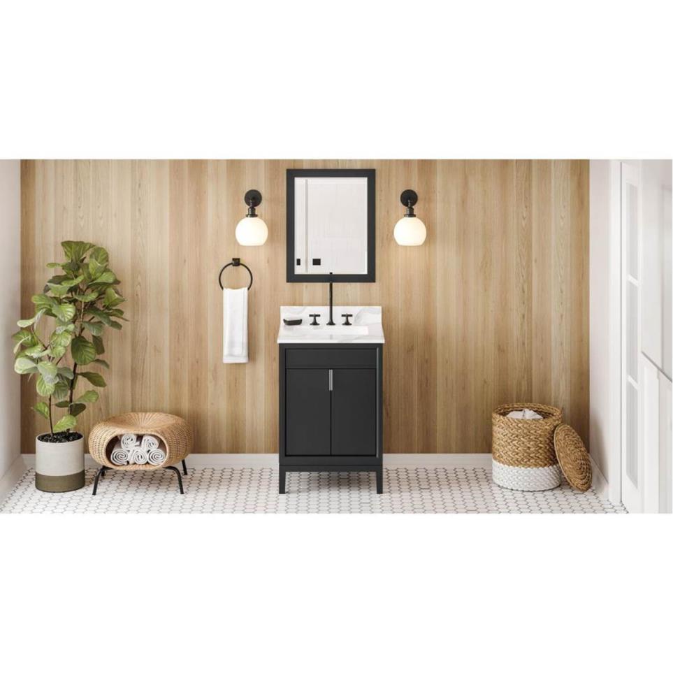 Base with Sink Top Black Grey / Black Vanities