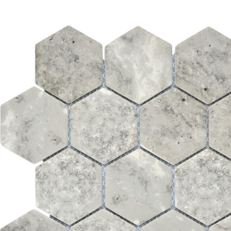 Glass Rg Greyglasshex Gray Tile