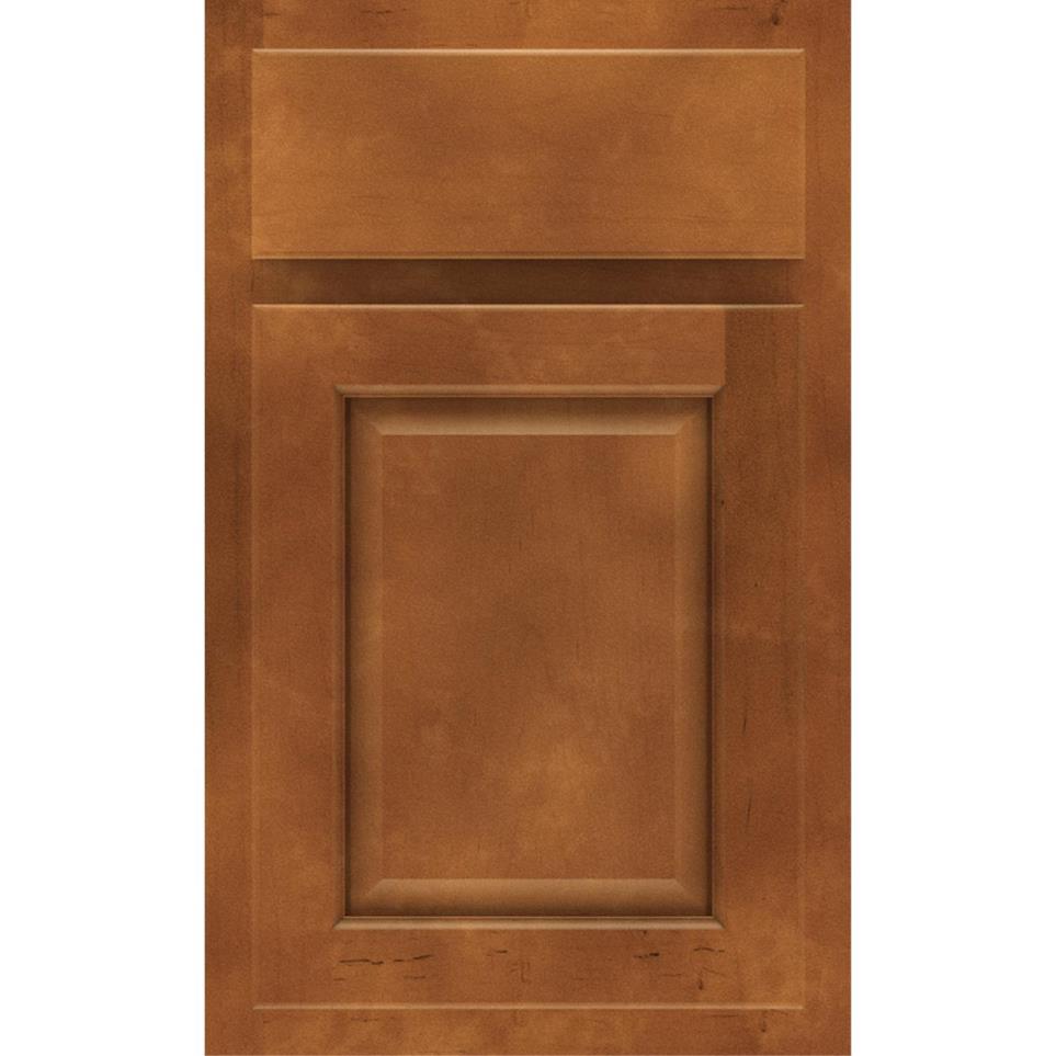 Square Cattail Medium Finish Square Cabinets