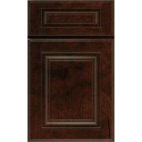 5 Piece Chocolate Dark Finish 5 Piece Cabinets