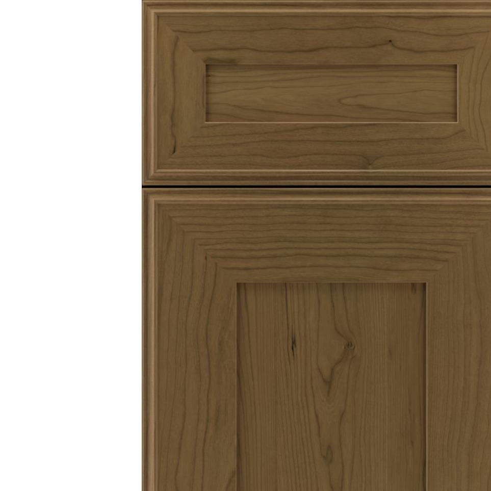 Square Frappe Medium Finish Square Cabinets