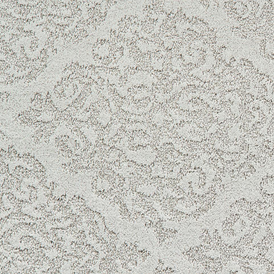 Pattern Reflective White Carpet