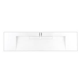 Base with Sink Top Glossy White White Vanities