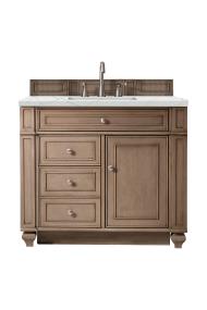 Base with Sink Top Whitewashed Walnut Light Finish Vanities