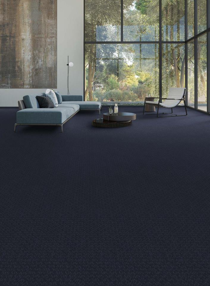 Pattern Spectacular Blue Carpet