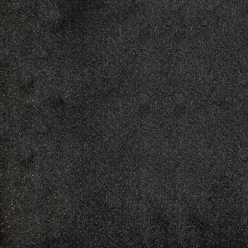 Plush Saxony Ebony Black Carpet