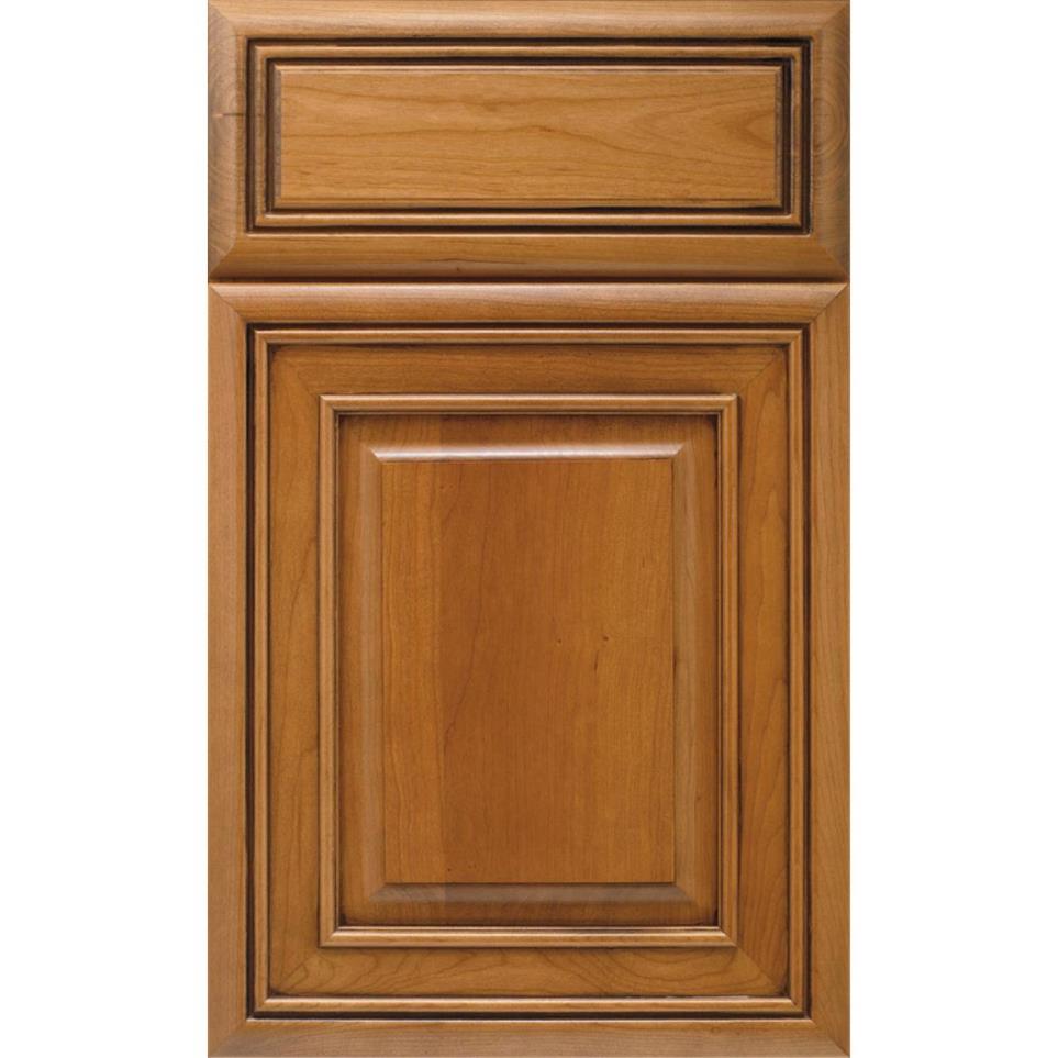 Square Palomino Medium Finish Square Cabinets