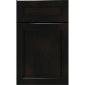 Square Chocolate Dark Finish Square Cabinets