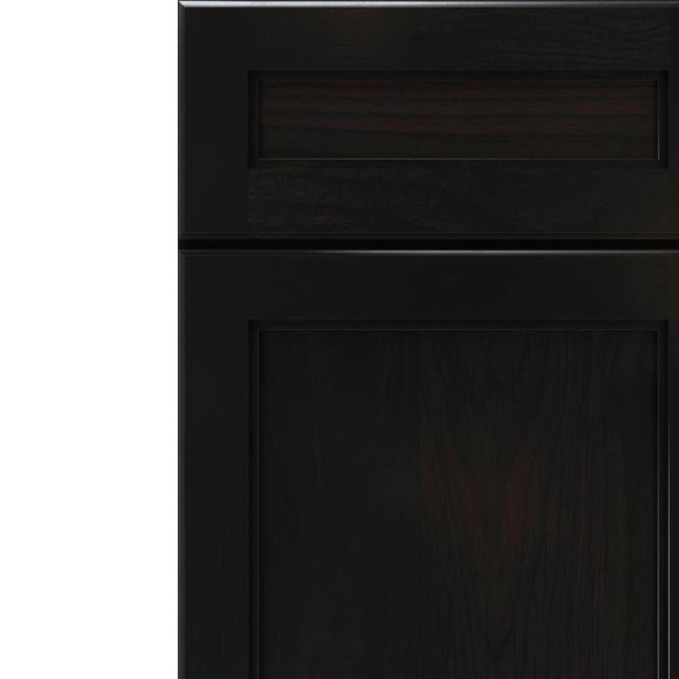 Square Chocolate Dark Finish Square Cabinets