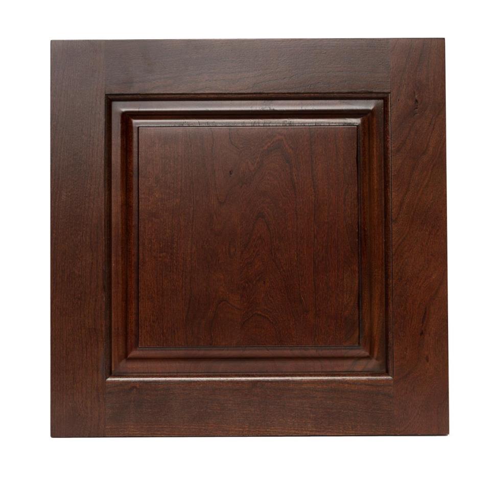 Square Garnet Dark Finish Square Cabinets