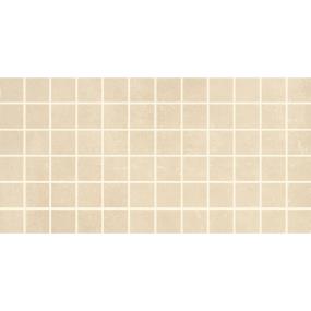 Mosaic Cream Matte Beige/Tan Tile