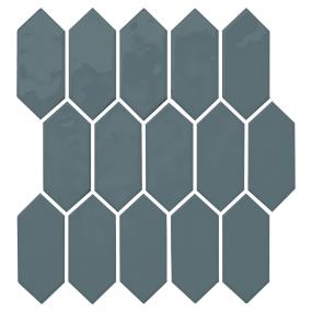 Mosaic Aura Glossy Blue Tile