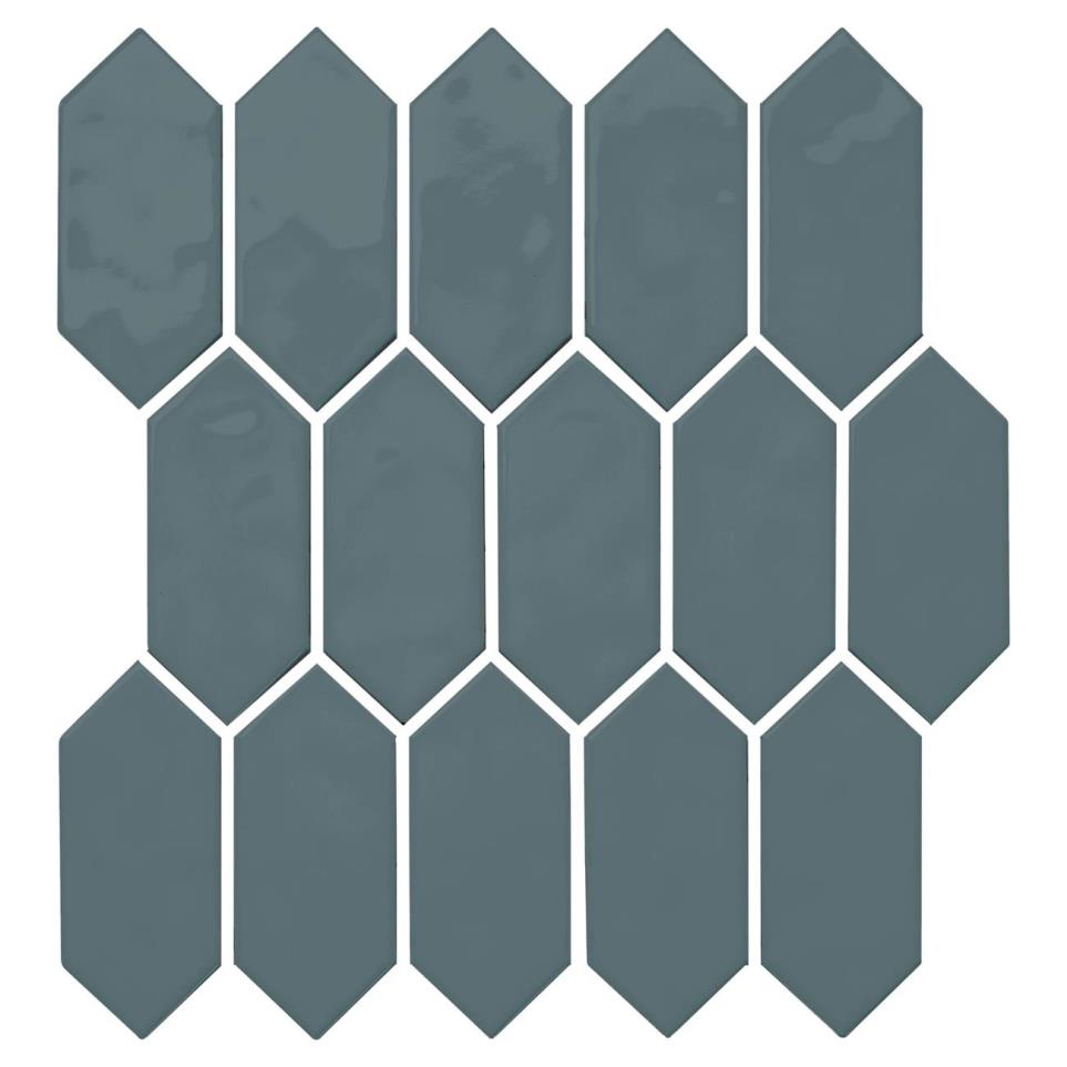 Mosaic Aura Glossy Blue Tile