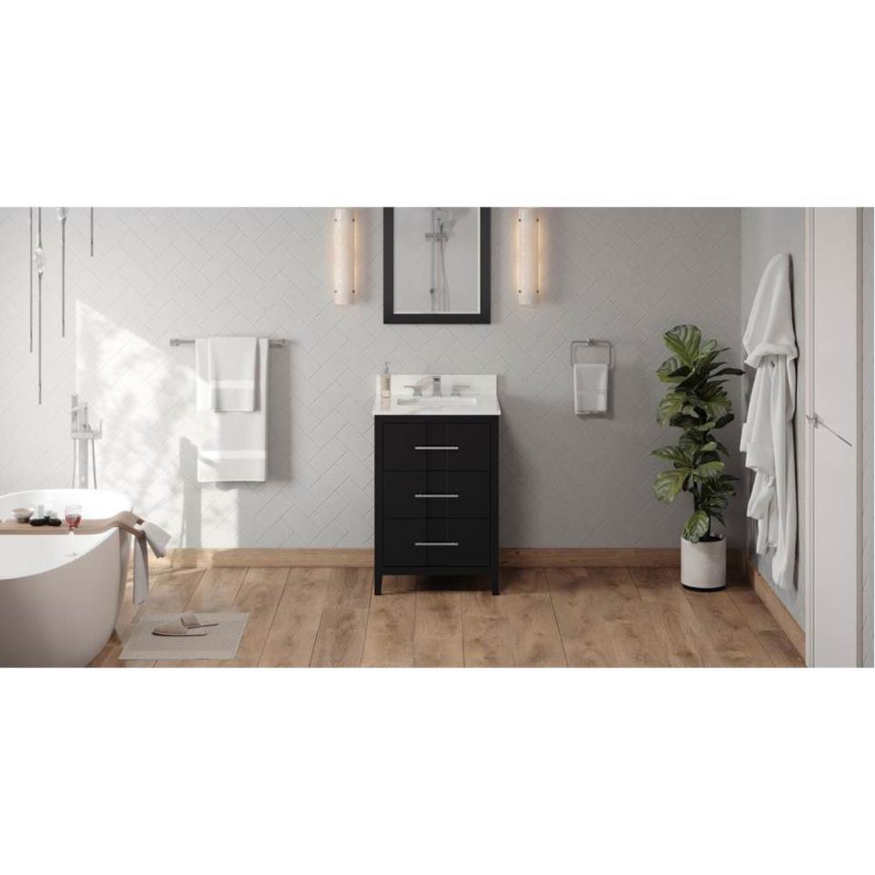 Base with Sink Top Black Grey / Black Vanities