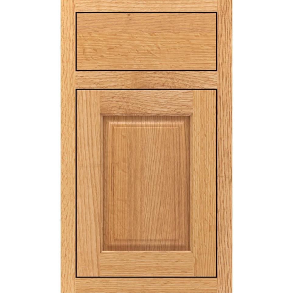 Square Natural Light Finish Square Cabinets