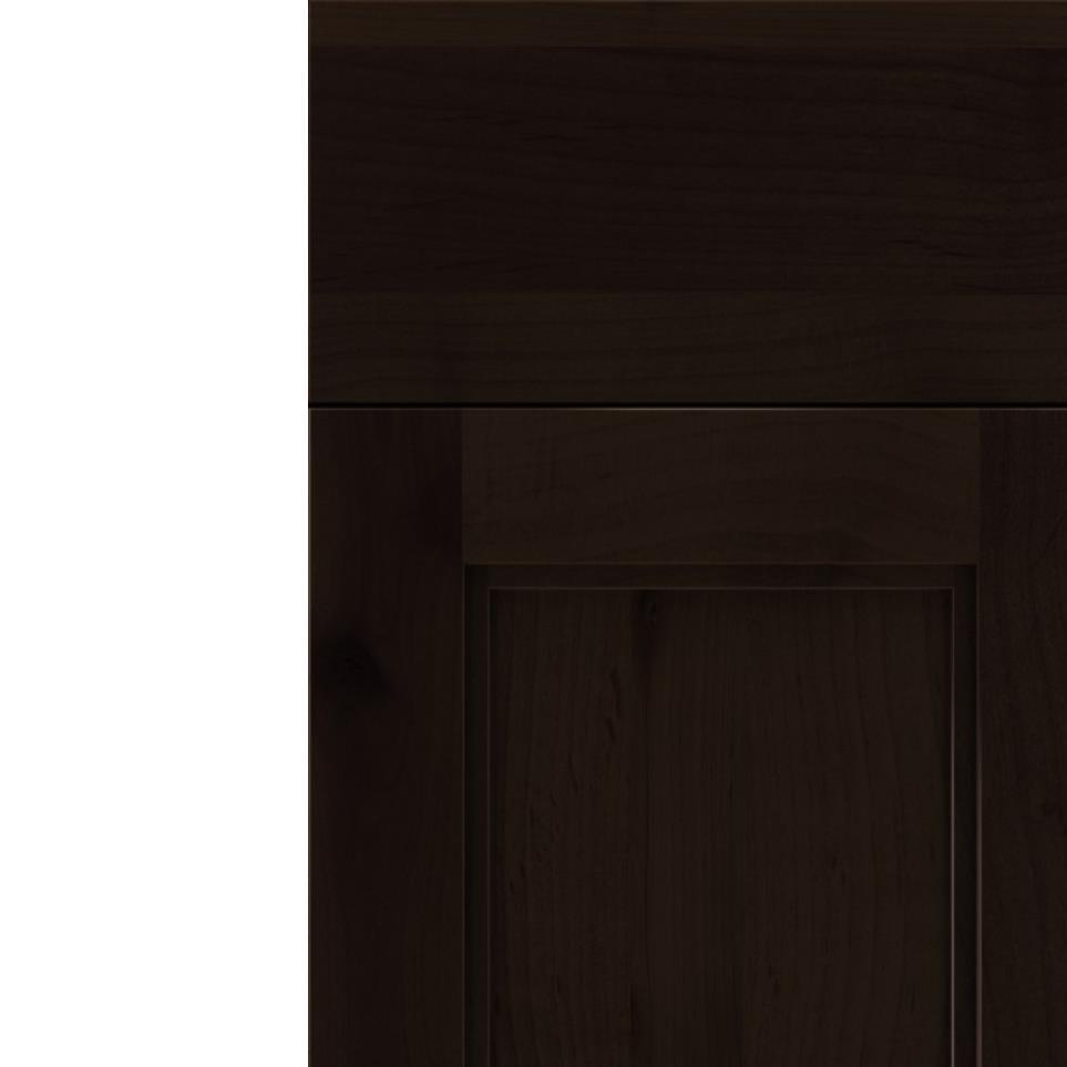 Square Cappuccino Dark Finish Square Cabinets