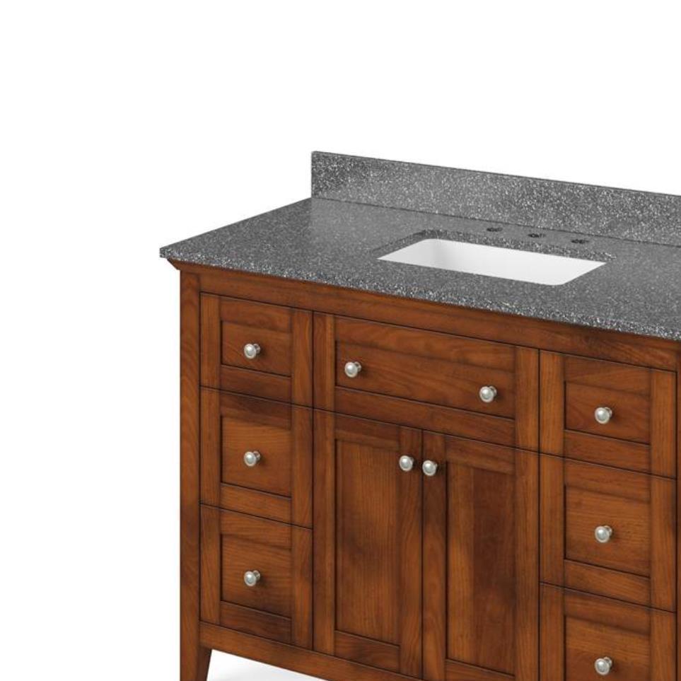 Base with Sink Top Chocolate Dark Finish Vanities