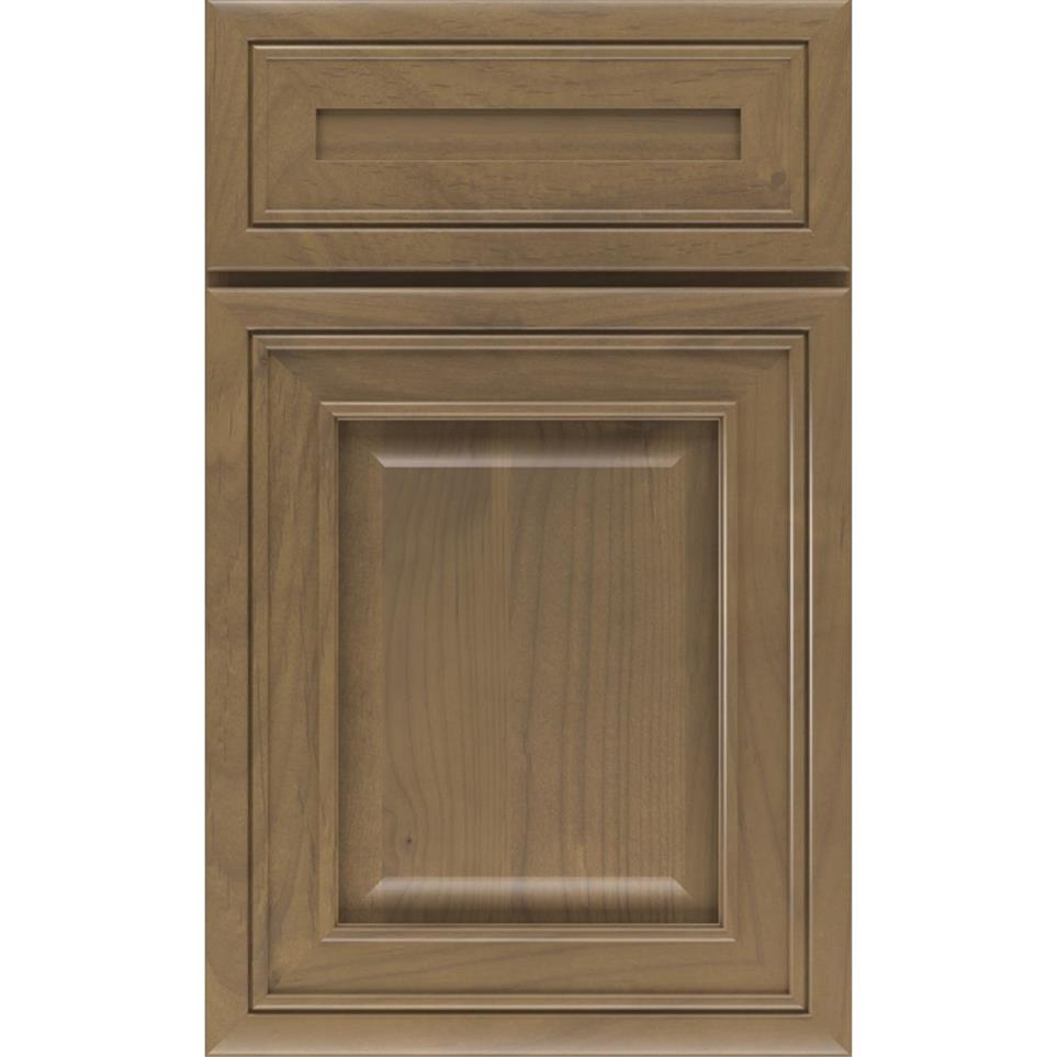 Square Buckskin Medium Finish Square Cabinets