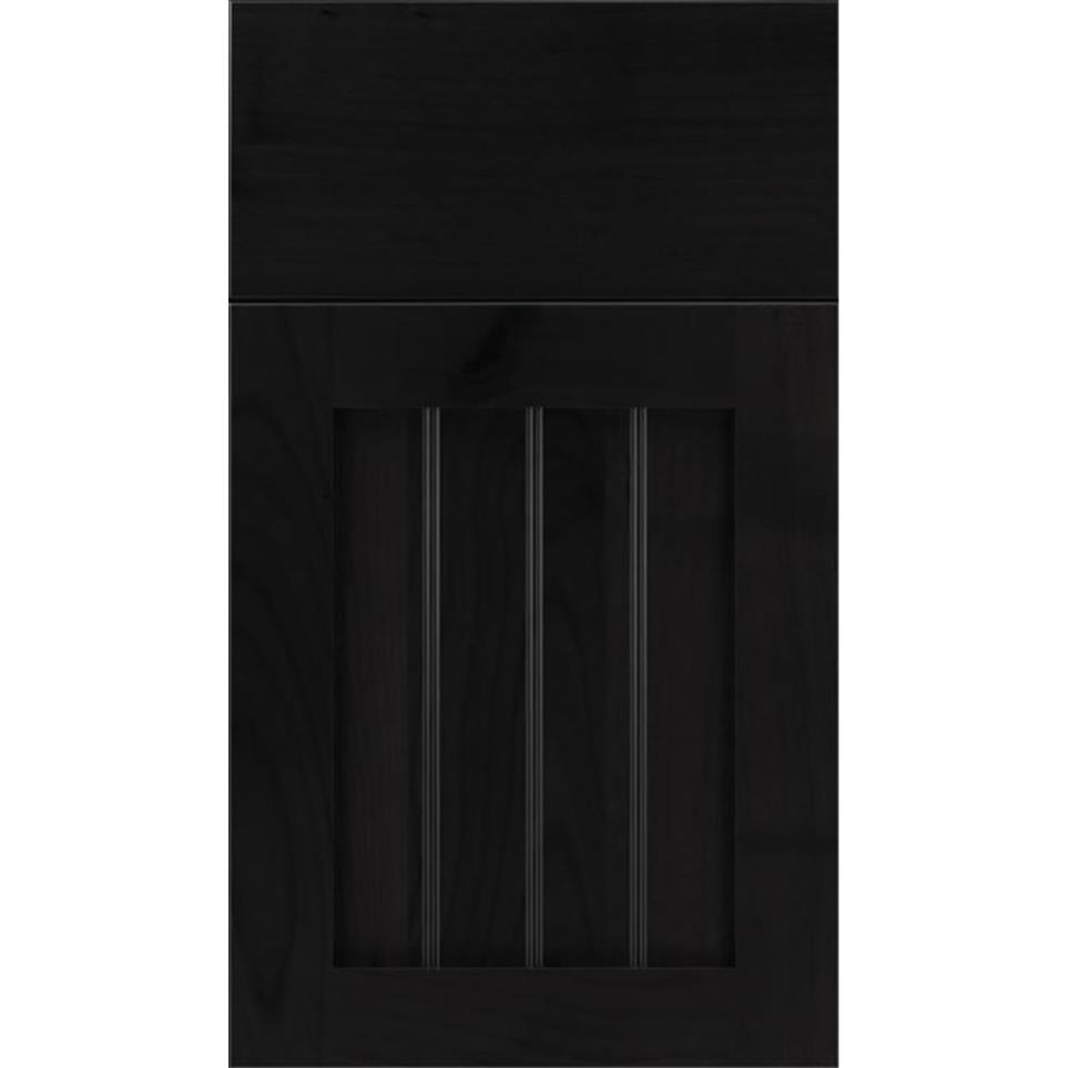 Square Charcoal Dark Finish Square Cabinets