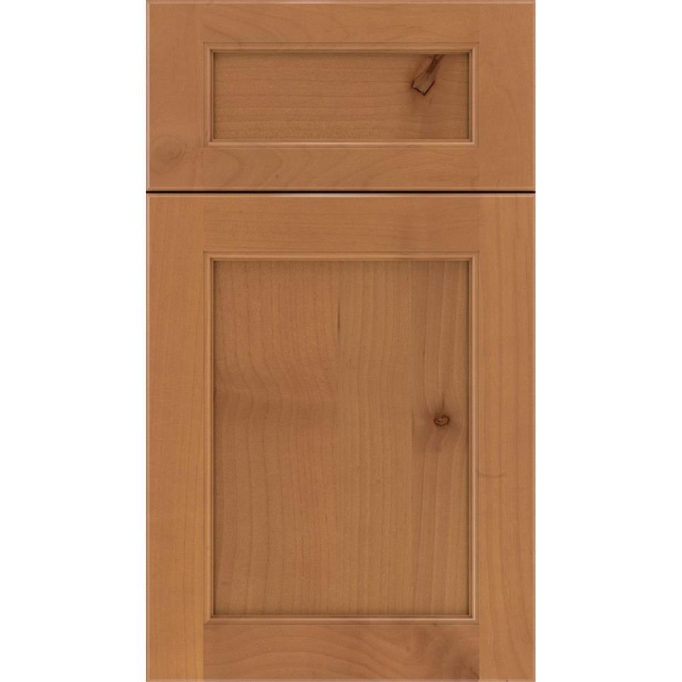 Square Ginger Light Finish Square Cabinets