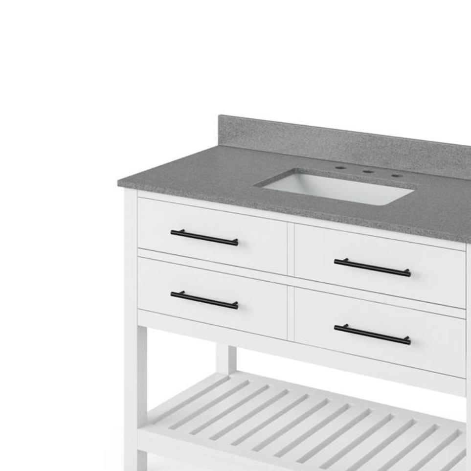 Base with Sink Top White White Vanities