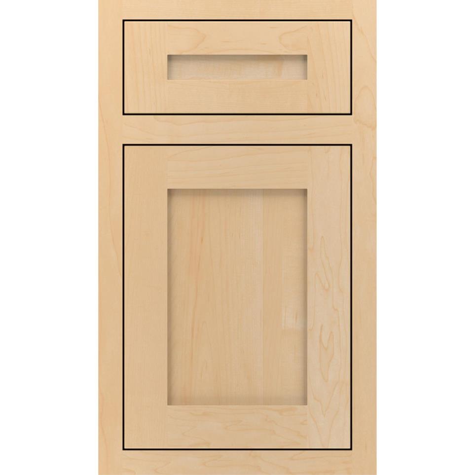 Inset Natural Light Finish Inset Cabinets