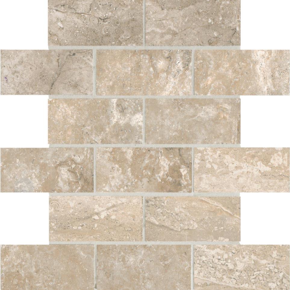 Mosaic Elevated Beige Matte Beige/Tan Tile