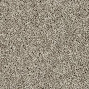 Textured Saxony Half Moon Crest Gray Carpet