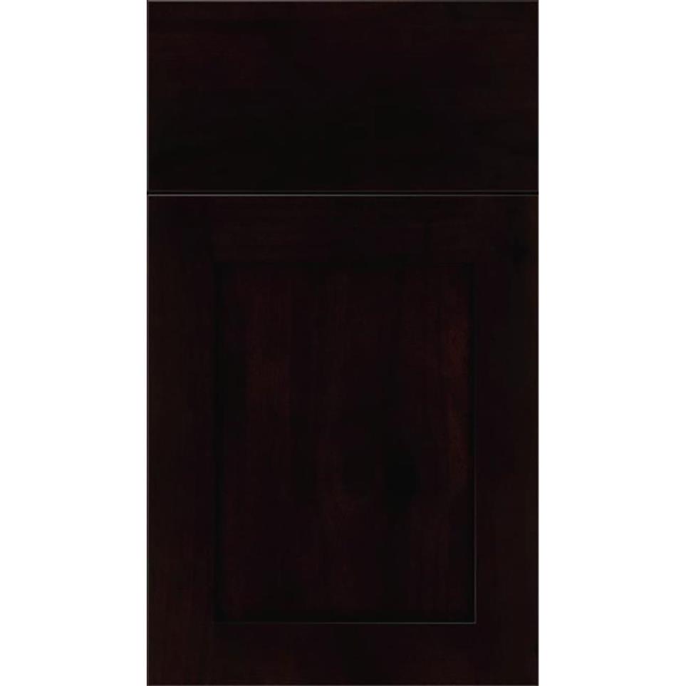 Square Espresso Black Glaze Glaze - Stain Square Cabinets