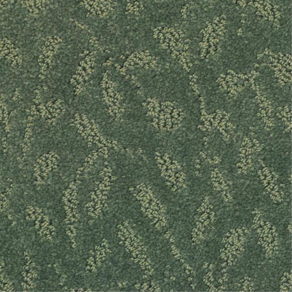 Pattern Mediterranean Green Carpet